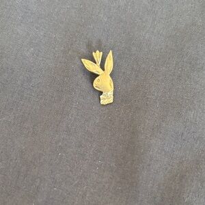 14K Gold Playboy Bunny Charm